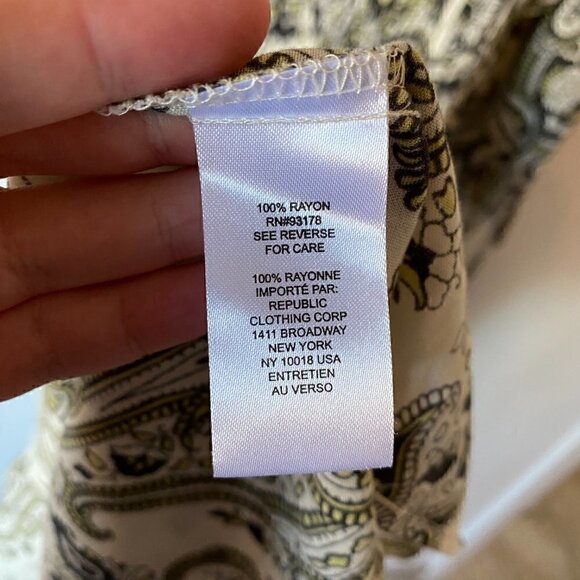 Elie Tahari Paisley Puff Sleeve Mini Dress - Picture 9 of 12